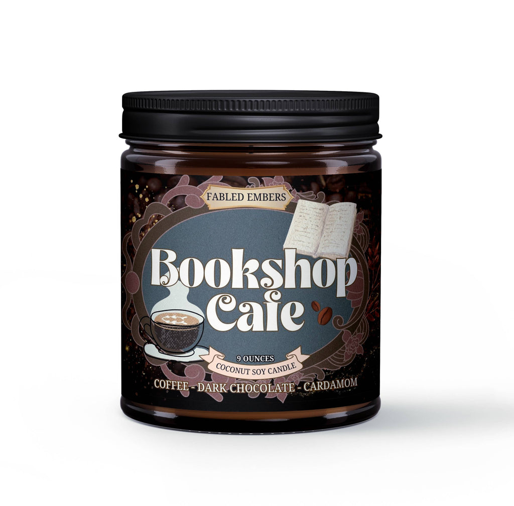 FABLED EMBERS* BOOKSHOP CAFE | Coffee Scented book lovers candle