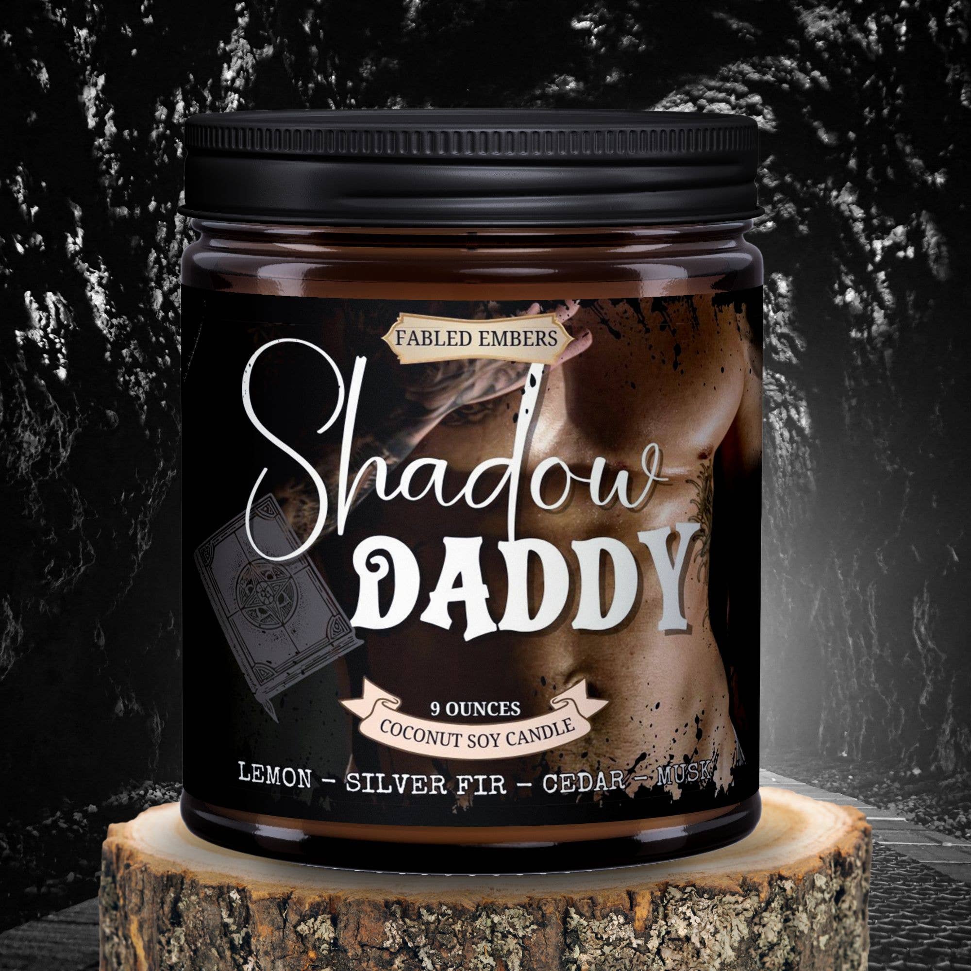 FABLED EMBERS* SHADOW DADDY Candle | Spicy Romance Book Lovers
