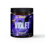 FABLED EMBERS* 9 ounce VIOLET Candle in Amber Glass | Book Lovers | dragons