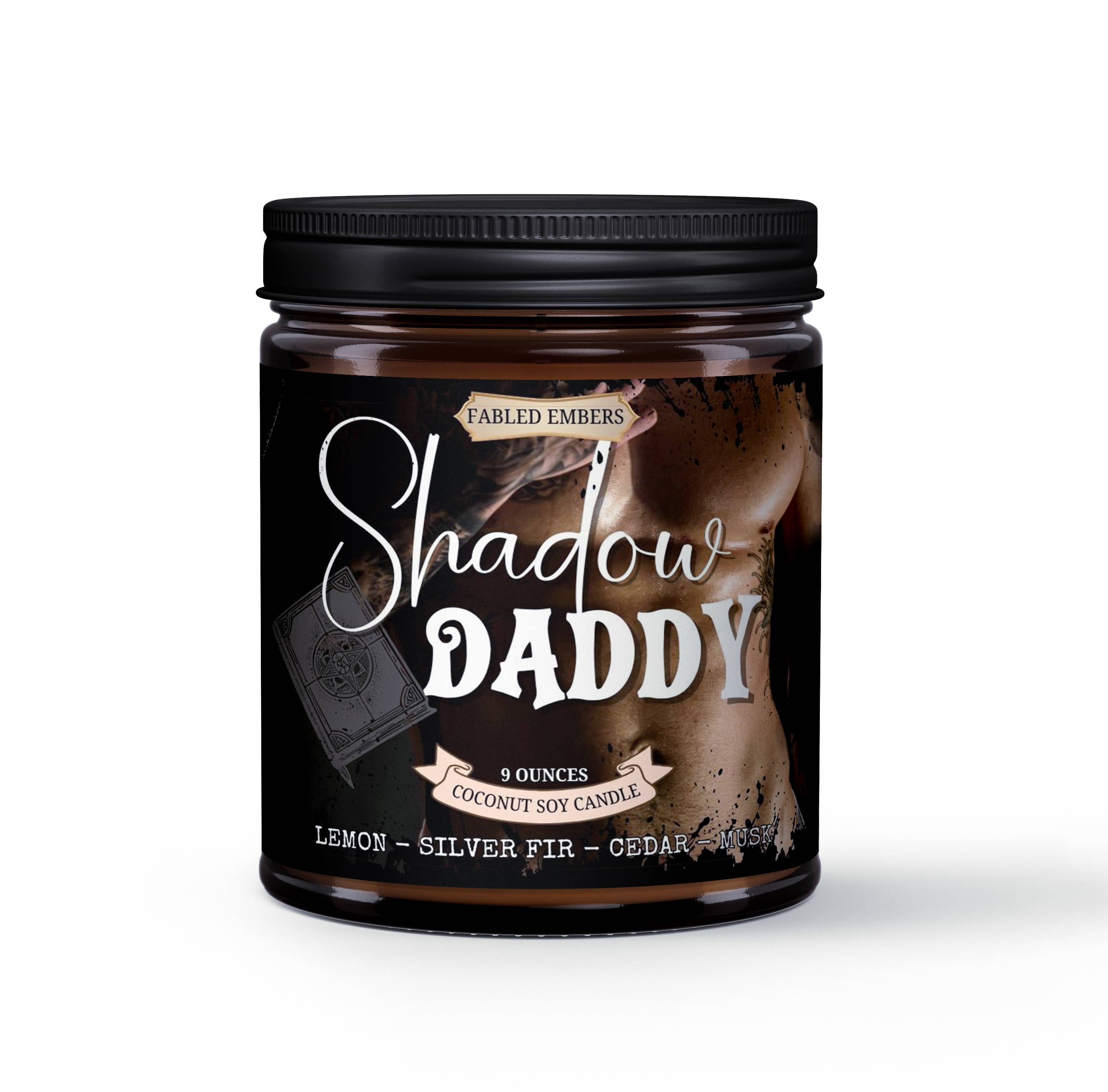 FABLED EMBERS* SHADOW DADDY Candle | Spicy Romance Book Lovers