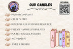 *FABLED EMBERS* DARK ACADEMIA book lovers coconut soy wax candle