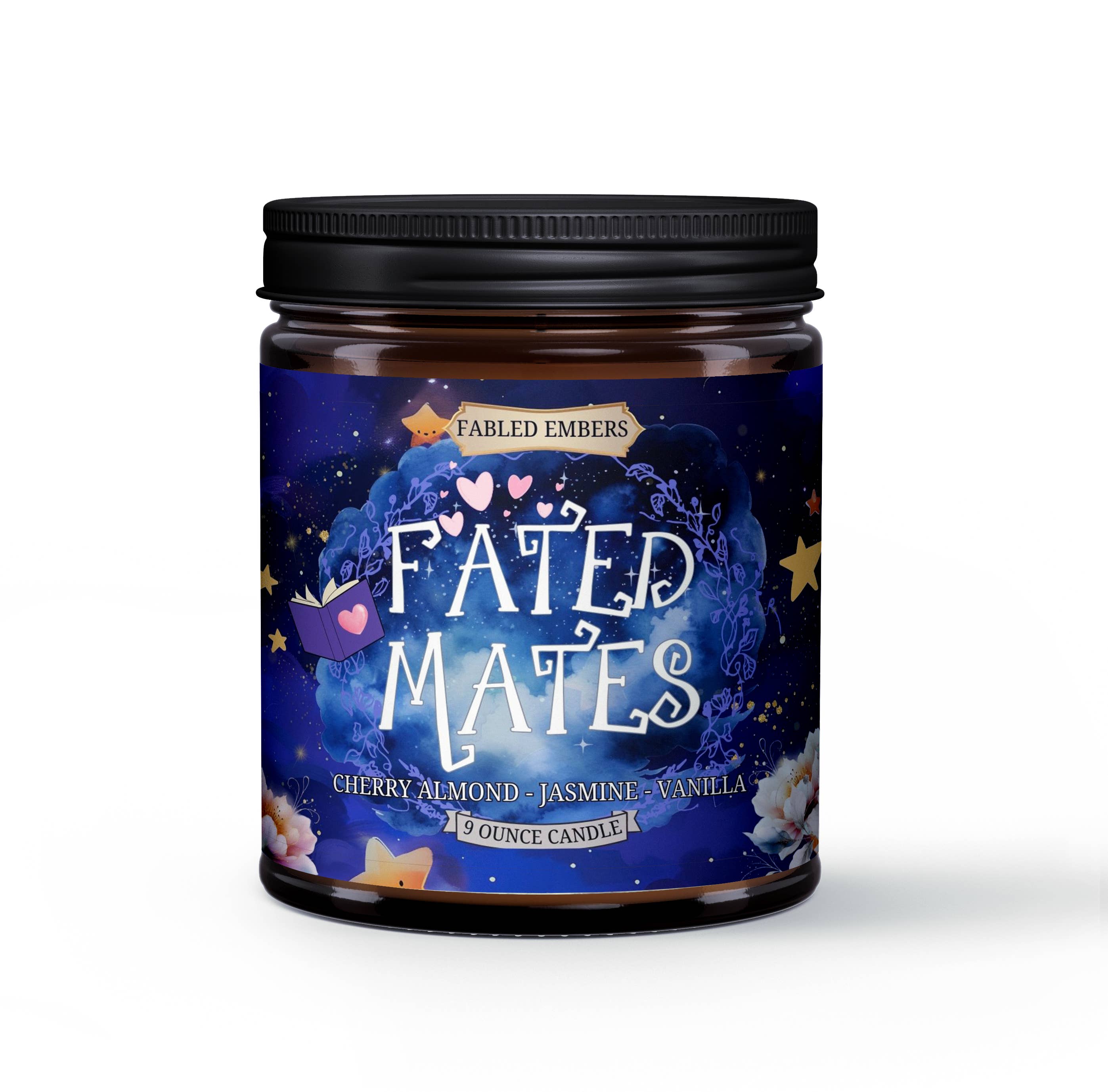 FABLED EMBERS* FATED MATES literary book trope 9oz Candle Coconut Soy